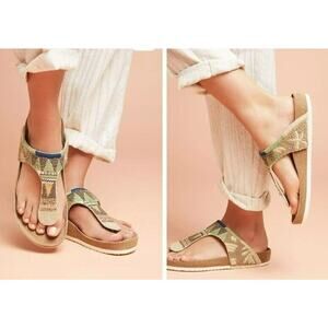 Sam Edelman Olivie Womens Boho Beaded Sandals Size 5 Anthropologie‎